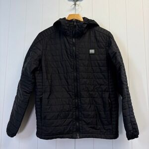 Dutch Bros Coffee Gorpcore Puffer Jacket Men Size M Dutch Mafia Hiking Camping